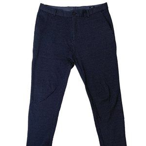 Skinny Fit Knit Patterned Pants